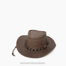 Minnetonka Italia - Minnetonka Airflow ripiegare l'entroterra abbronzatura affumicata unisex 8B28523 Accessori