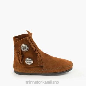 Minnetonka Italia - Minnetonka Avvio a due pulsanti marrone uomini 8B28442 calzature
