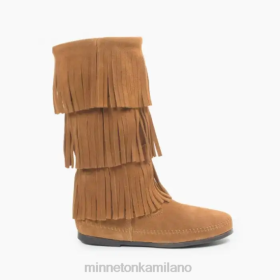Minnetonka Italia - Minnetonka Avvio marginale a 3 strati taupe donne 8B284 calzature