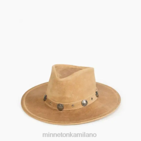 Minnetonka Italia - Minnetonka Cappello di nichel di bufalo Tan unisex 8B28520 Accessori
