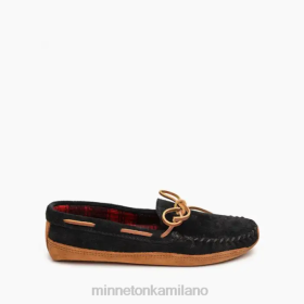 Minnetonka Italia - Minnetonka Doppio pile inferiore nero uomini 8B28364 calzature
