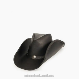 Minnetonka Italia - Minnetonka Silverton Dude Hat nero unisex 8B28526 Accessori