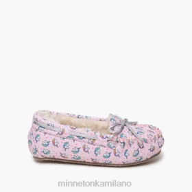 Minnetonka Italia - Minnetonka Unicorn MOC Stampa di unicorno rosa bambini 8B28511 calzature
