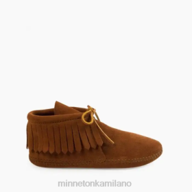 Minnetonka Italia - Minnetonka stivale da softsole frange classico marrone donne 8B2819 calzature