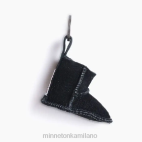 Minnetonka Scarpe - Minnetonka Anelli di tasti di avvio mini nero unisex 8B28533 Accessori