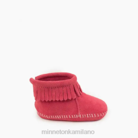 Minnetonka Scarpe - Minnetonka Bootie back flap rosa caldo bambini 8B28491 calzature