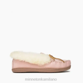 Minnetonka Scarpe - Minnetonka MOC di pelle di pecora alpina Blush rosa donne 8B28227 calzature