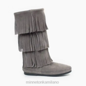 Minnetonka Stivali - Minnetonka Avvio marginale a 3 strati grigio donne 8B283 calzature