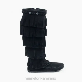 Minnetonka Stivali - Minnetonka Avvio marginale a 5 strati nero donne 8B2827 calzature
