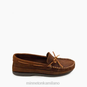 Minnetonka Stivali - Minnetonka Hardsole MOC essenziale Ruff marrone uomini 8B28339 calzature