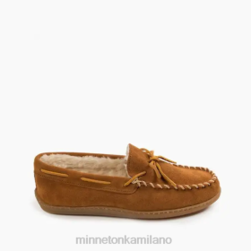 Minnetonka Stivali - Minnetonka Hardsole foderato in pila marrone uomini 8B28396 calzature