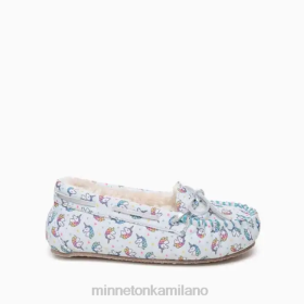 Minnetonka Stivali - Minnetonka Unicorn MOC Stampa di unicorno blu bambini 8B28510 calzature