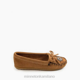 Minnetonka Stivali - Minnetonka me a we moc taupe donne 8B28144 calzature